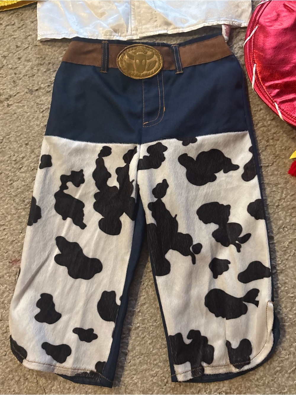 Disney Store Jessie Costume 18-24 mos W/ Hat Braid Toy Story Cow Girl Halloween - Picture 3 of 7